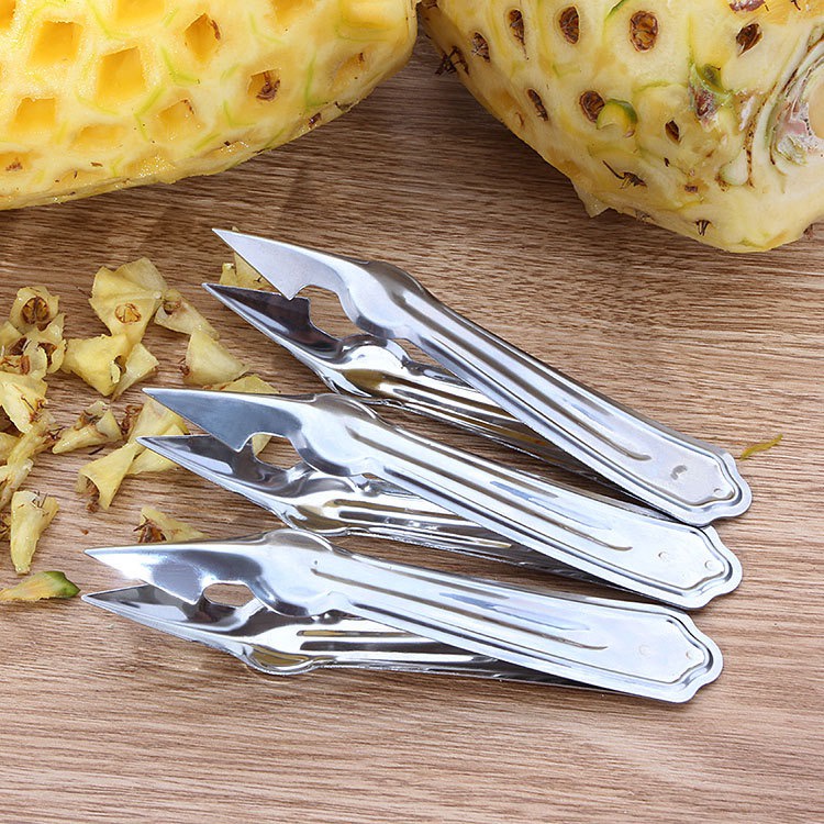 Penjepit Kupas Mata Nanas Stainless Steel Alat Capitan Mata Nanas Pengupas Biji Mata Nanas Capitan Penjepit Pengupas Mata Nanas Dapur Eye Remove