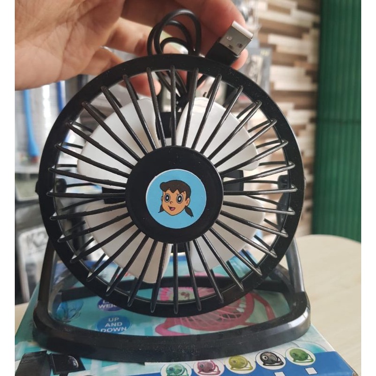 Kipas Portable Kipas Usb Kipas Duduk Kipas Mini Kipas angin Usb portable Bahan Plastik