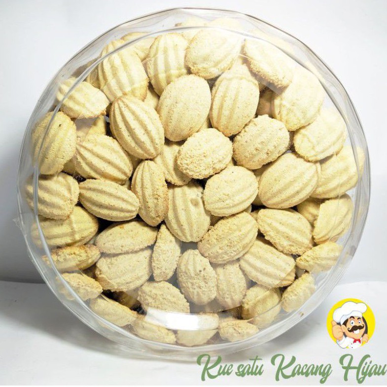 

Kue Kering Roti Satu Rasa Full Kacang Hijau Toples isi 250gram-750gram