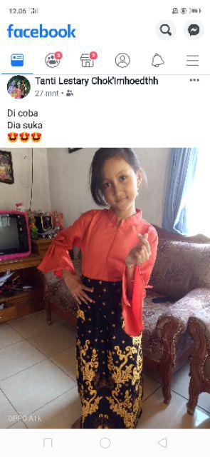 Gamis Batik Anak Usia 10-13th Couple Keluarga