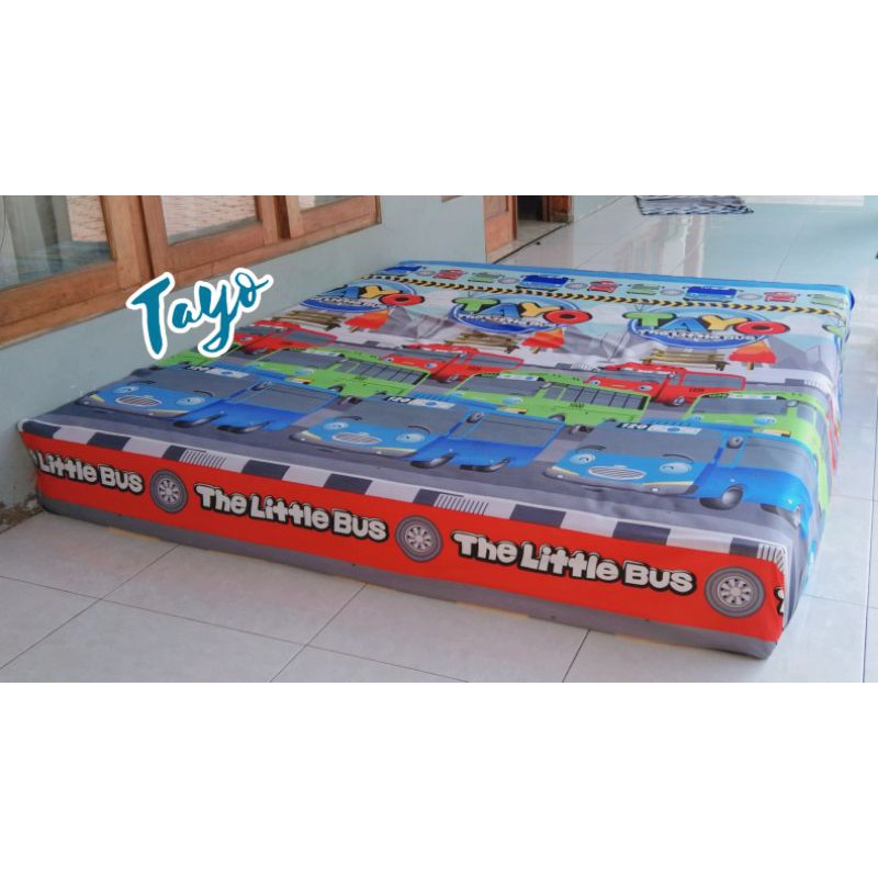 Sprei Resleting Kartun Tayo Terbaru king quin single