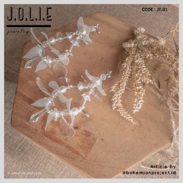 J.O.L.I.E | ANTING PREMIUM | ANTING CUSTOM | ANTING HIJAB | ANTING BANDUNG MURAH | CODE : JE.01