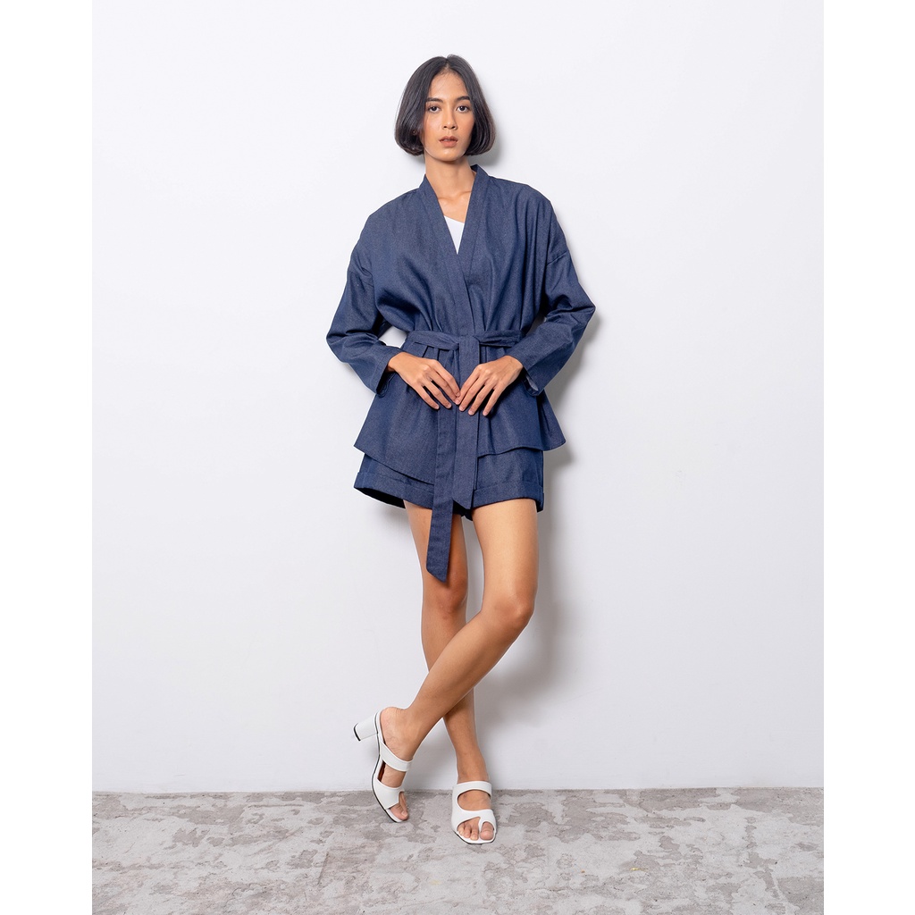 PLAIN - Betsy Kimono Soft Denim