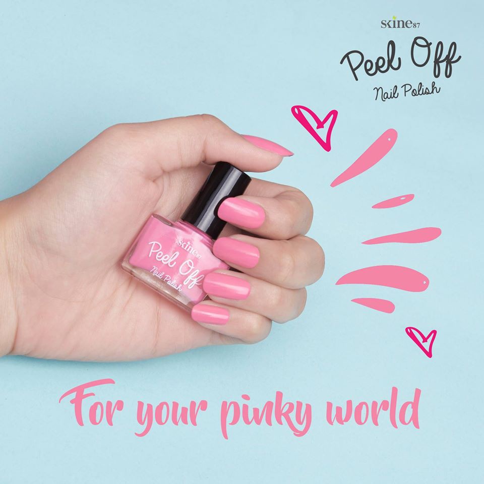 Kutek Halal Kutek Muslimah skine87 Princess Pink peel off Kutek Halal Kutek Muslimah skine87 Princess Pink peel off