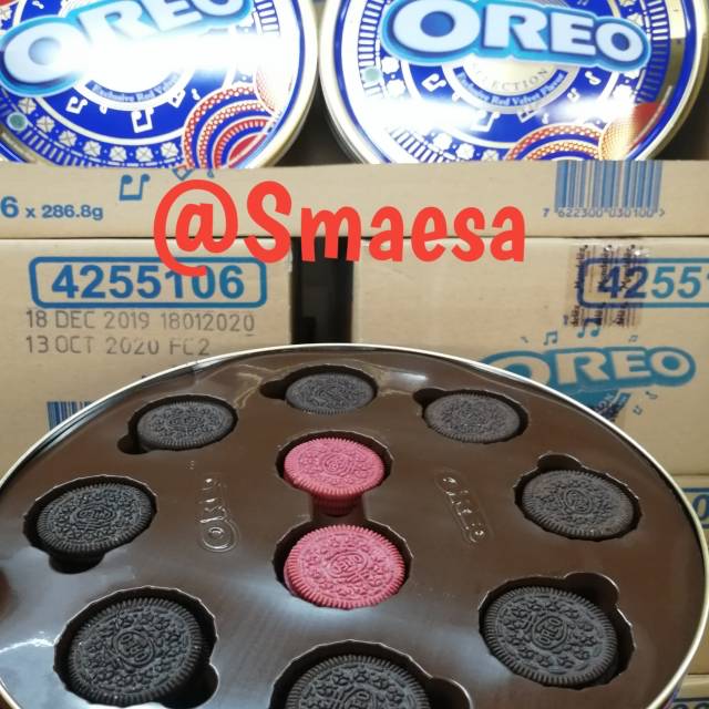 Oreo Kaleng Selection Edisi RedVelvet 286gr