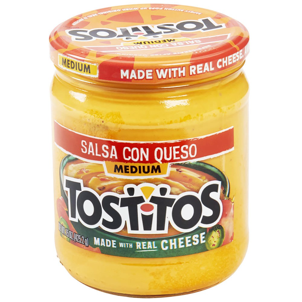 

tostitos salsa con queso medium cheese 425.2gr | saus | sauce