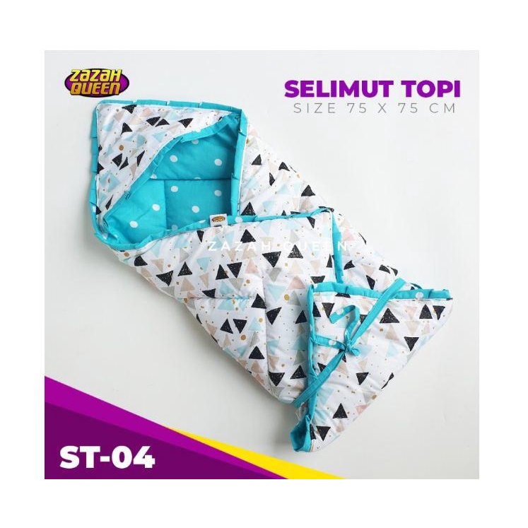Selimut Topi Bayi / Selimut Bayi Topi / Kado buat Lahiran