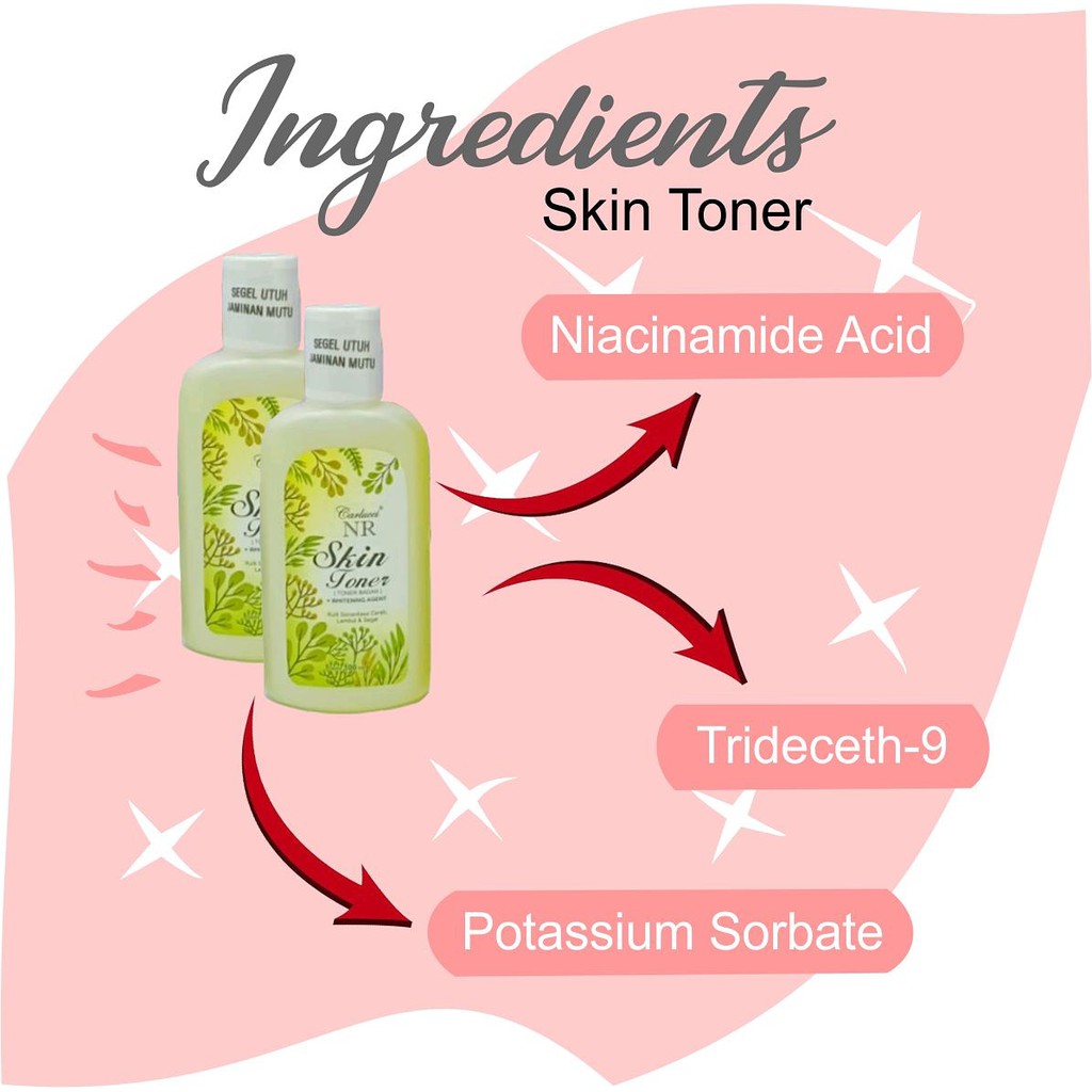 

toner badan NR carlucci selusin atau 12 pcs