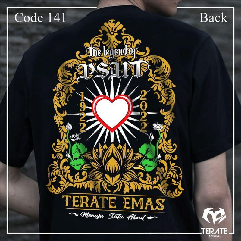 (BISA COD/BAYAR DITEMPAT) Kaos Psht Kaos Terate Emas Satu Abad Kaos Psht Terbaru Kaos Psht Distro Ka