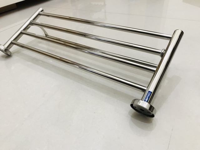 Rak Handuk Dinding Gantung / Rak Kamar Mandi 5 Susun Towel Rack Double TR1905S