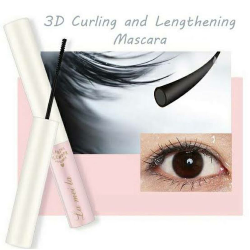 3D Maskara Microcara Thin Mascara Kosmetik Mata Pelentik Bulu Mata Make Up Makeup