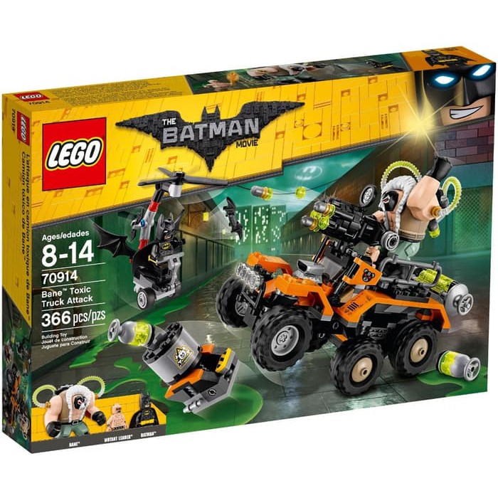 mkmn-888 Lego Batman Movie 70914 Bane Toxic Truck Attack