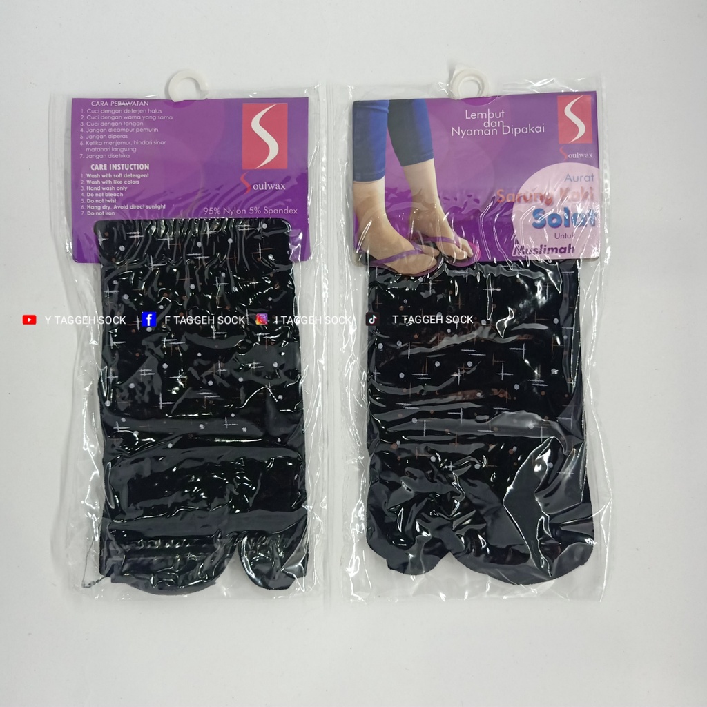 KAOS KAKI JEMPOL STOCKING PENDEK3/4 HITAM MOTIF BINTIK GARIS USER PEREMPUAN IMPORT