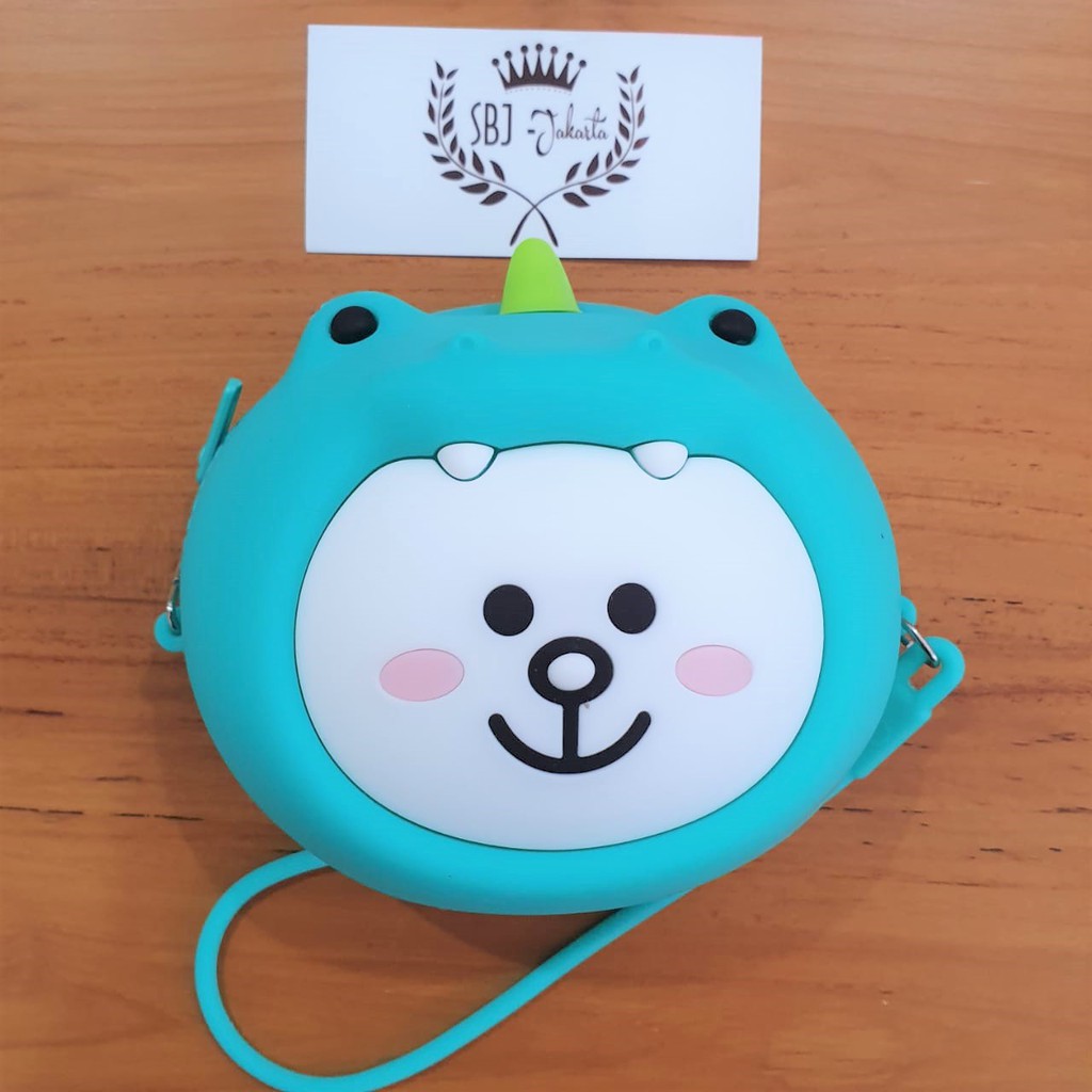 OBRAL CUCI GUDANG Dompet Koin dan Kunci Motif Karakter Karikatur Totoro mickey minnie