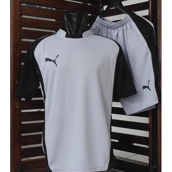 Setelan Futsal Puma Merah / Jersey Seragam dna kostum Sepak Bola, Badminton, Voli Terbaru