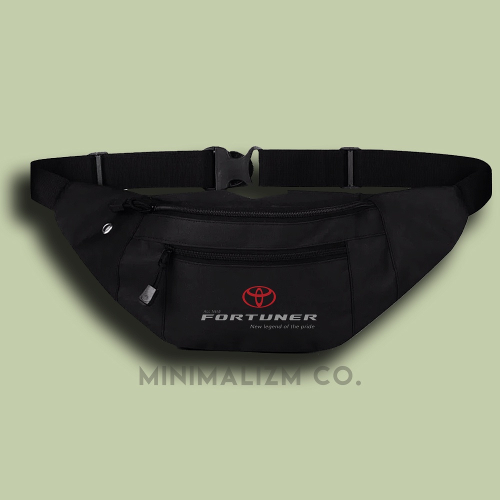 tas Toyota All New Fortuner waistbag Fortuner tas selempang