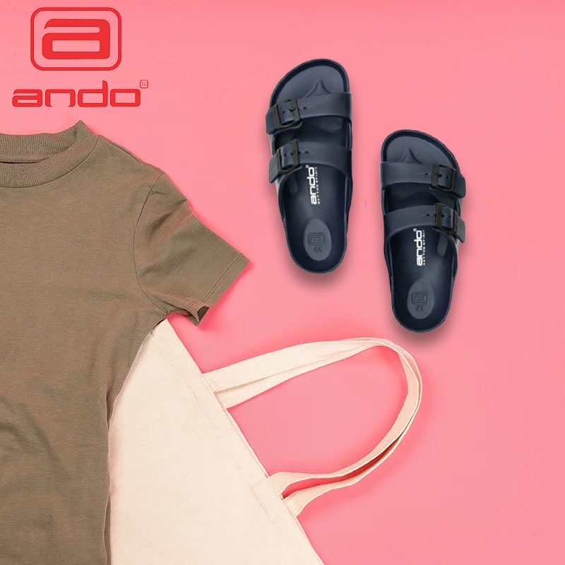 Sandal Selop Ando Original/ Sandal Cowok Selop Ando Sultan