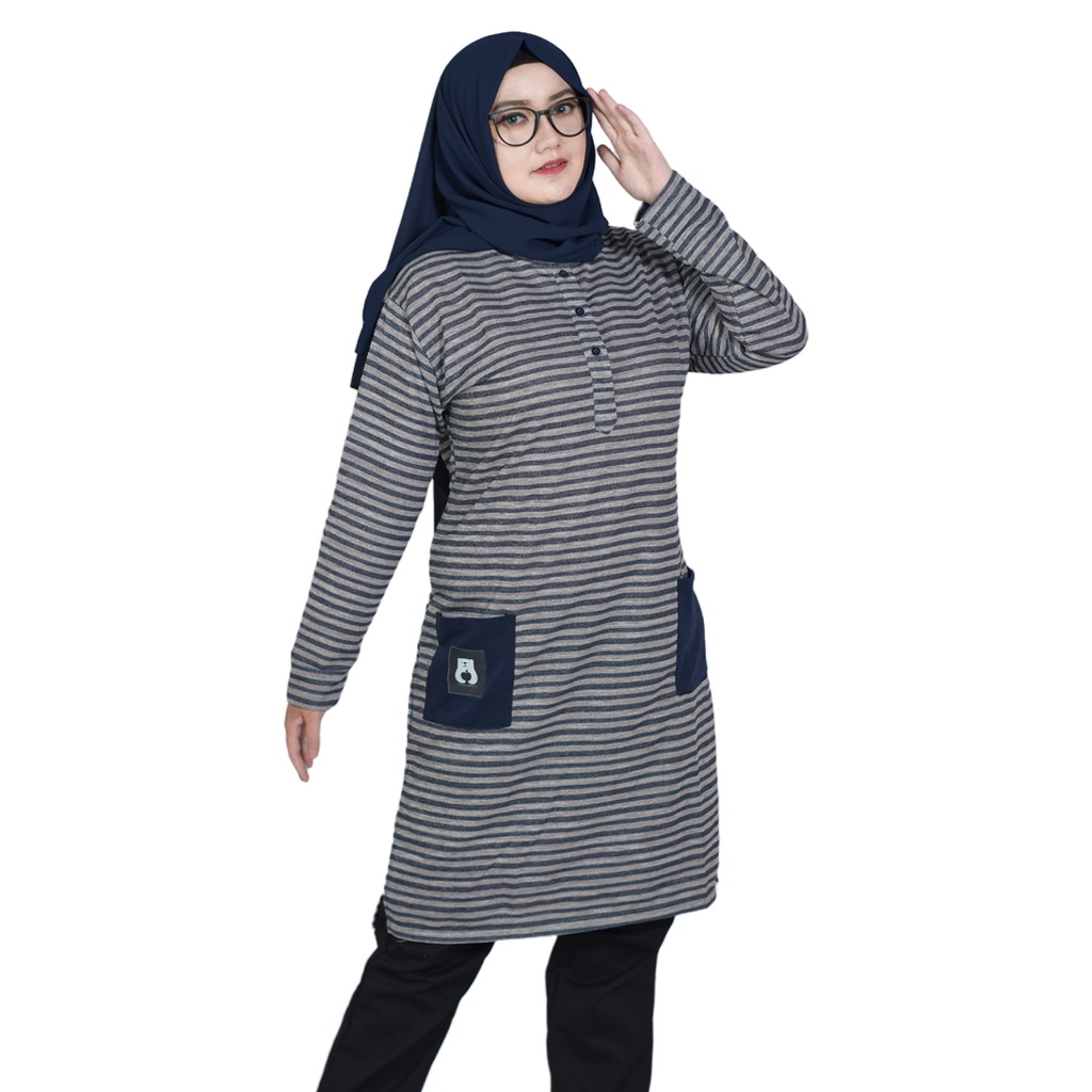 OrangeBee/Tunik Bearapple/Busui Friendly/Casual - 01