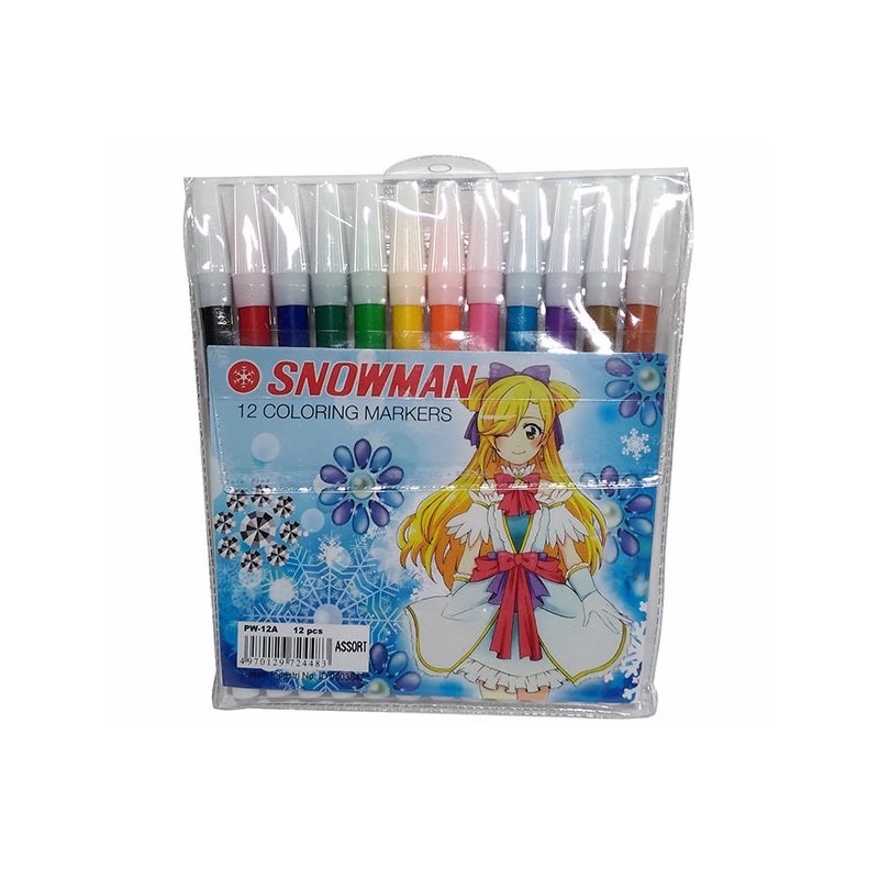 

SPIDOL SNOWMAN KECIL 12 WARNA