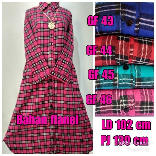 Gamis flanel/gamis kotak kotak/maxi kotak/gamis/maxi/long dress/long dress kotak