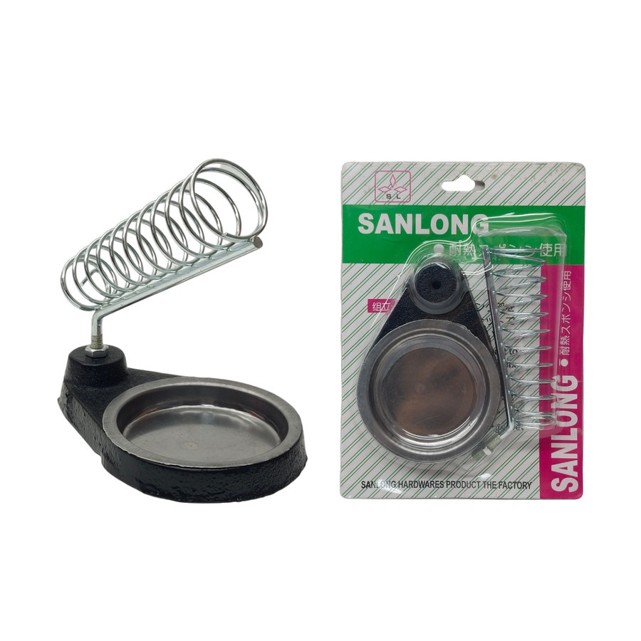 Dudukan Solder Sanlong Stand Solder Bulat Holder Pad