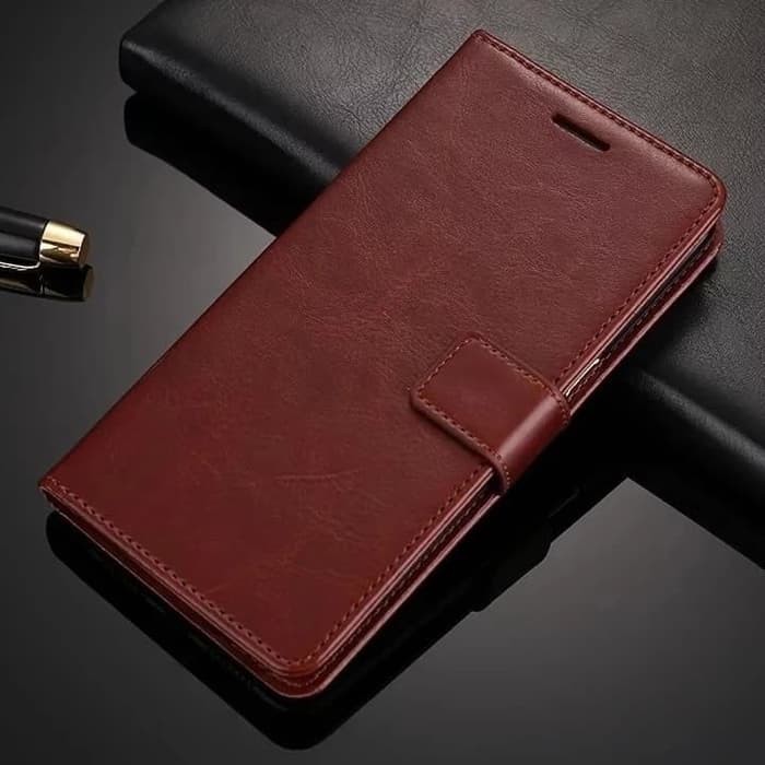 Flip Cover Leather Wallet Dompet Case Casing Kulit HP Vivo V5/V5s/Lite