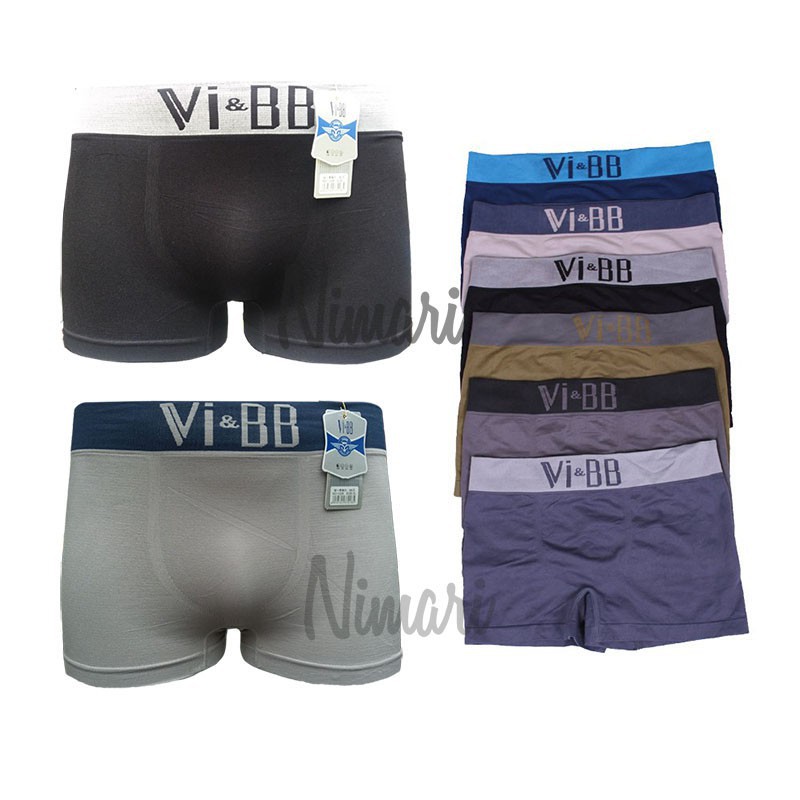 3 Pcs Celana Dalam Pria / Celana Boxer VI-BB KBR STORE