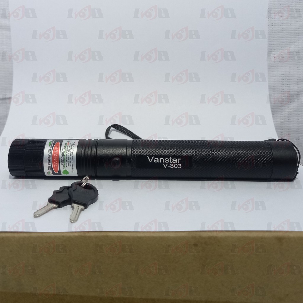 Green Laser Pointer 303 Senter Set Lazer Lampu Hijau