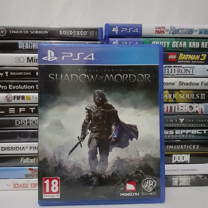 Kaset BD Game PS4 Ori Middle Earth Shadow of Mordor Reg 2