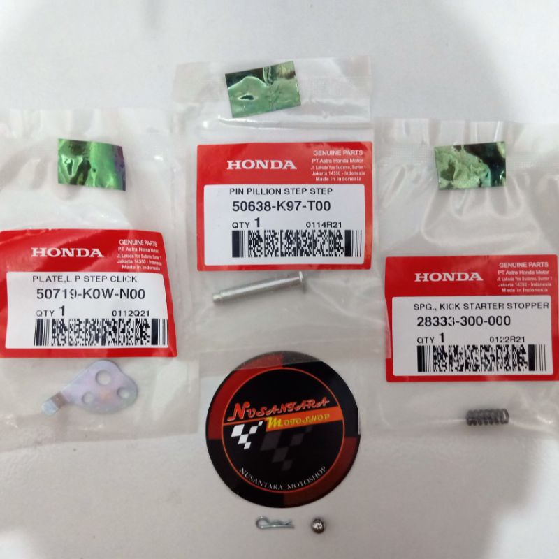 PLATE STEP PIN PILLION STEP PER PELOR STEP ADV 150 PNP