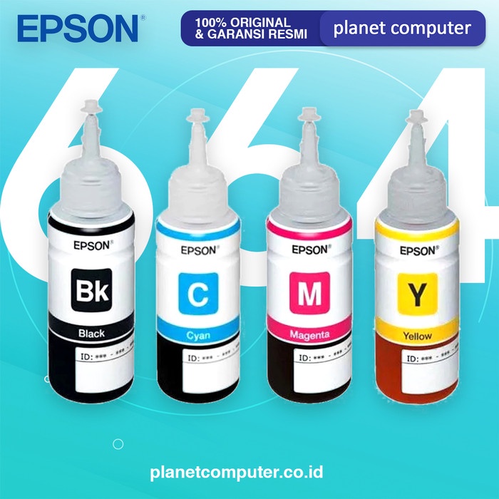 TINTA EPSON BOTOL 664 BLACK / CYAN / MAGENTA / YELLOW