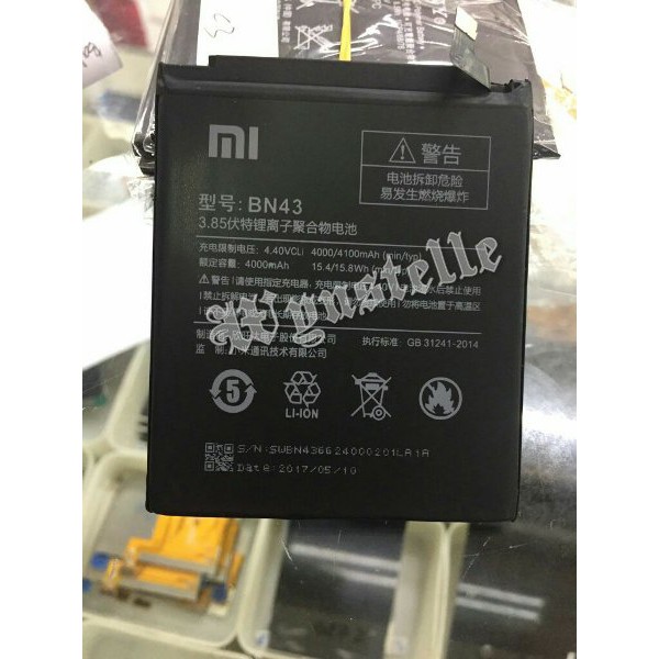MURAHHH  Battery Baterai Batre Batrei XIAOMI REDMI NOTE 4X NOTE4X BN43 ORIGINAL