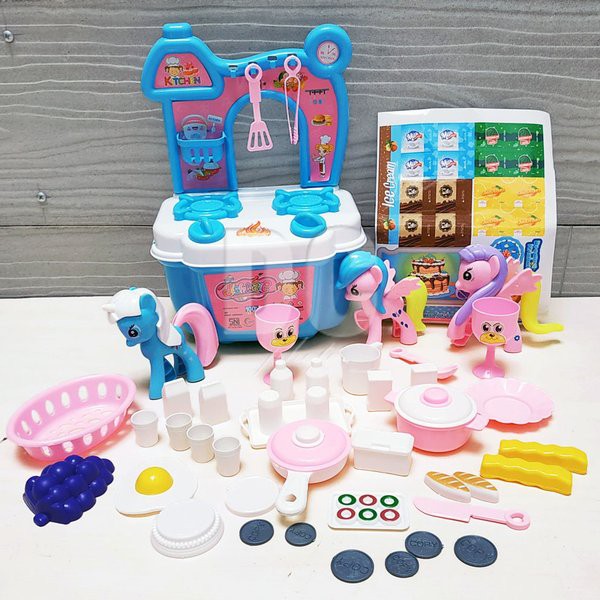 Theona tata FK 104 Mainan  kitchen set kuda poni mainan  