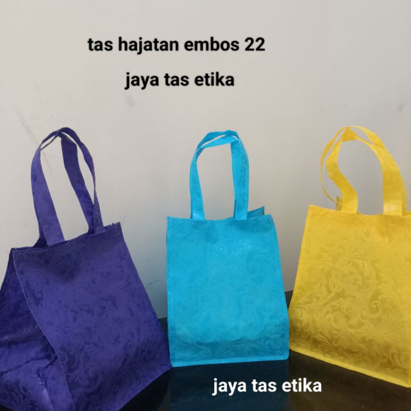 tas hajatan 22 embos/godiebag/tas berkat 3D embos