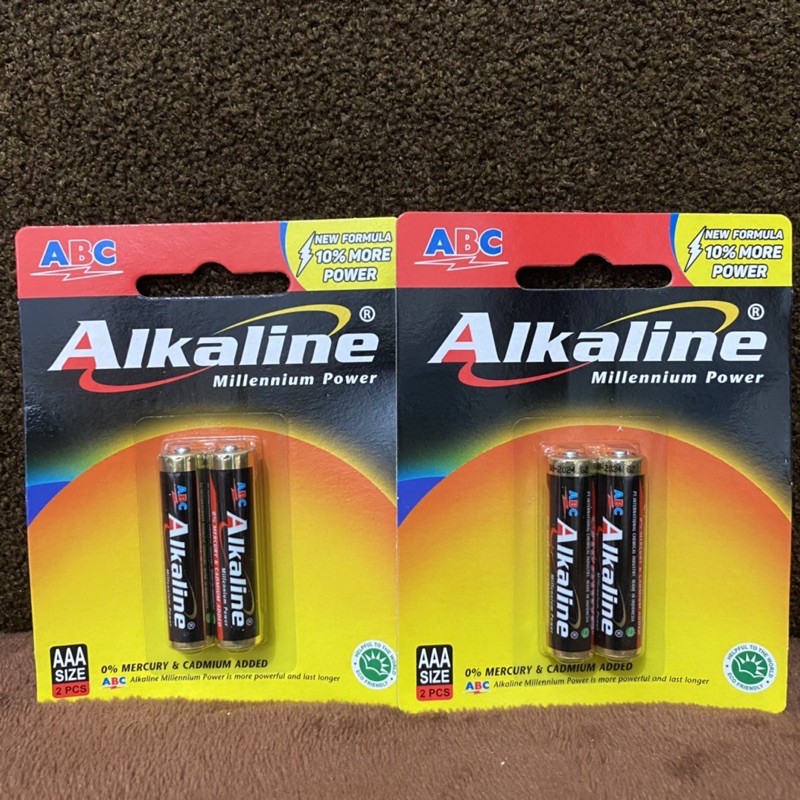 Alkaline AAA size / Batre abc alkaline AA size &amp; AAA size