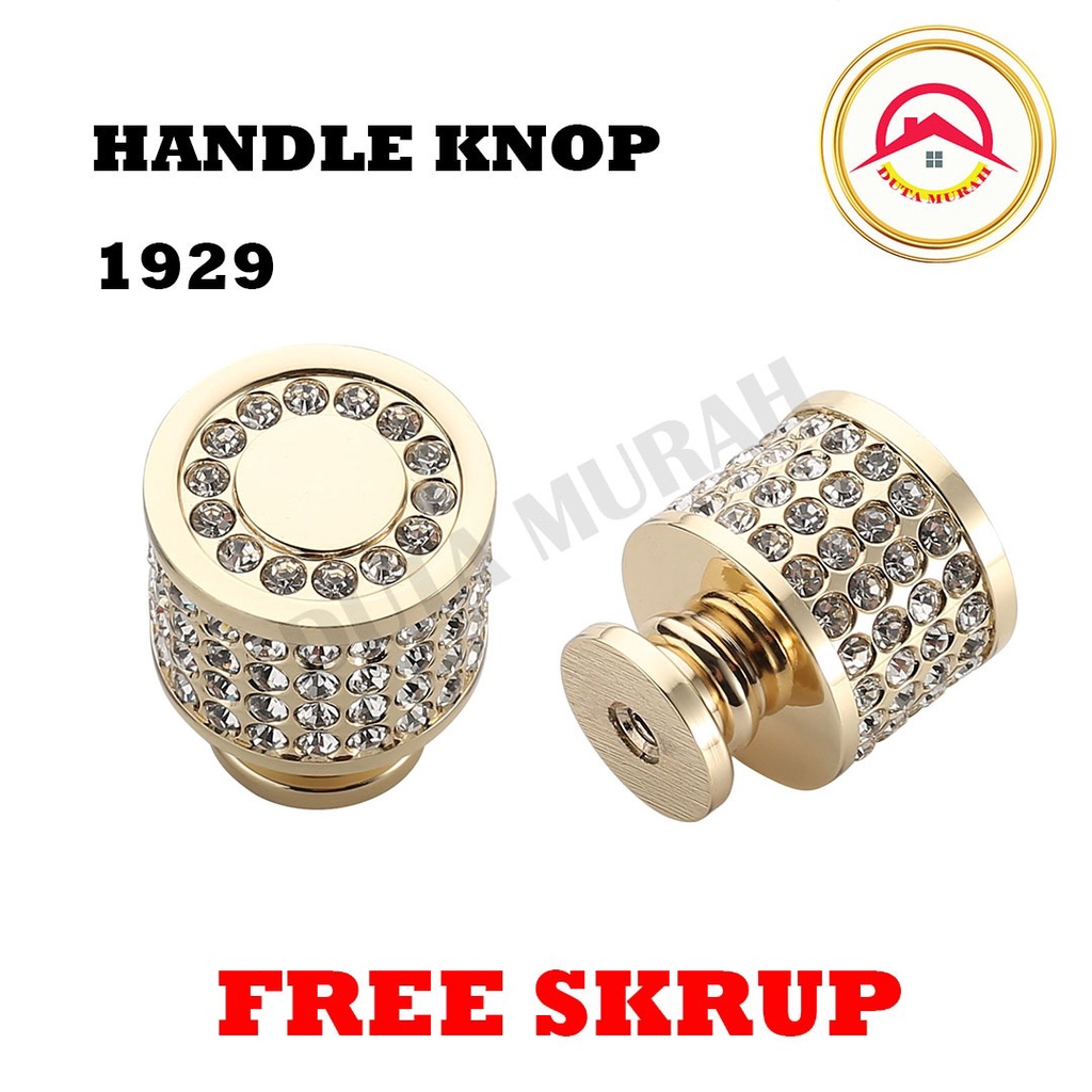 Knob Kristal Handle Kristal Tarikan Kristal Diamonds Emas Gagang Pintu Gagang Lemari Meja Aksesoris Furniture