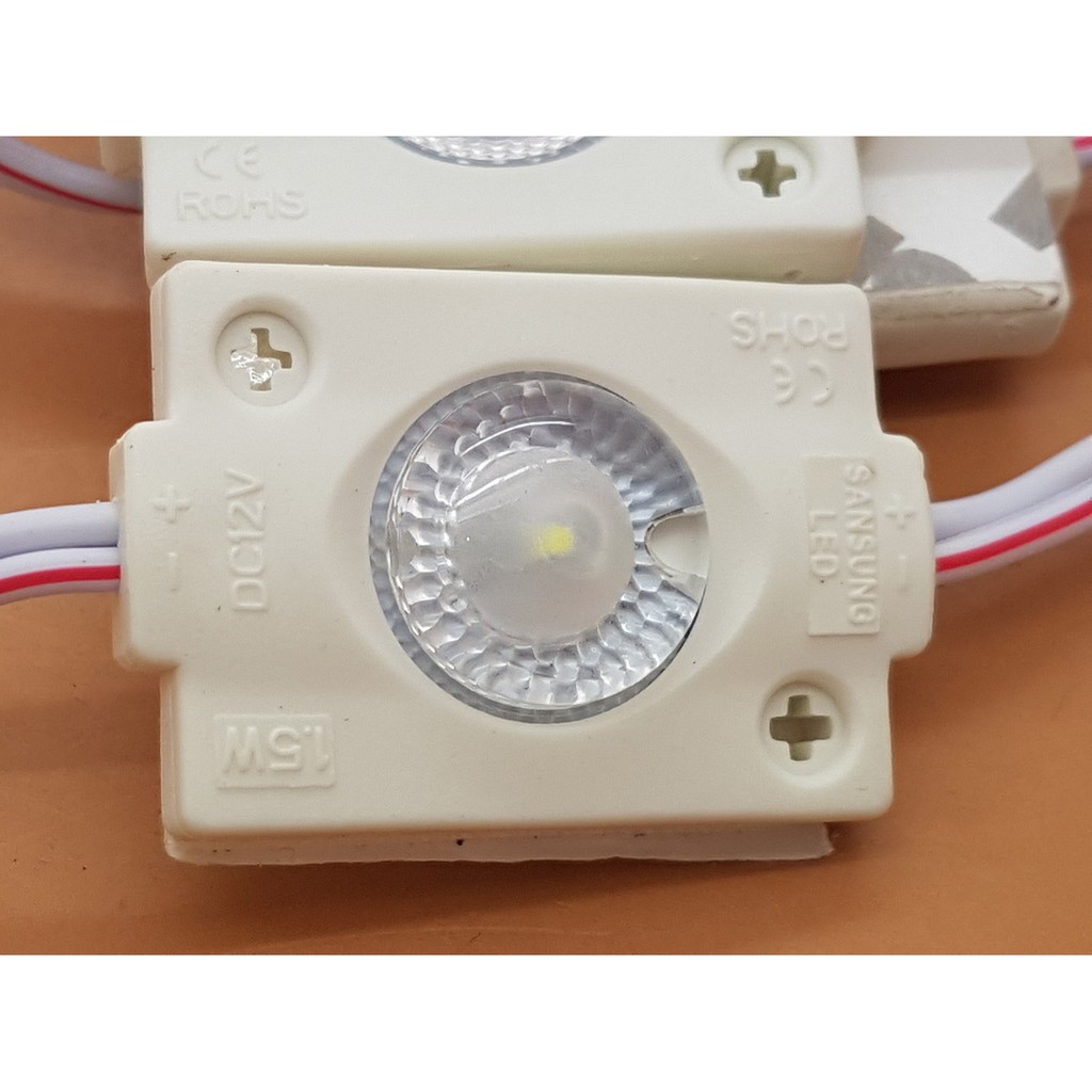 Cahaya Putih Samsung Cree led module with Lens /Cahaya sebar kesamping