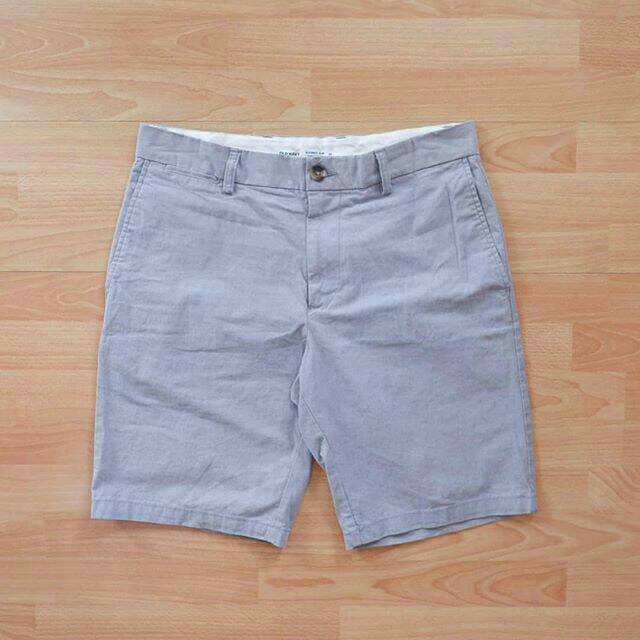  Celana  Pendek Pria  Old Navy Ultimate Slim Light  Grey  