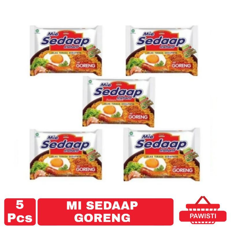 

5 PCS - MIE INSTAN SEDAAP GORENG (91 gram)