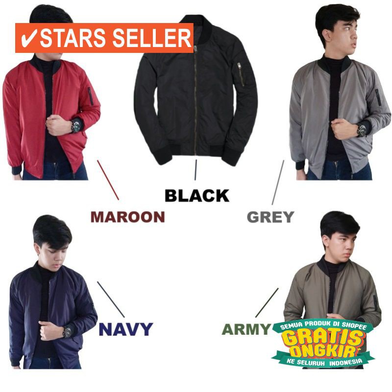 JAKET TERKEREN COWOK CEWEK  JEANS  BIOBLITZ / Jaket Bomber Pria Jacket Bomber Jaket Pria M - XXXL