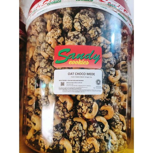 

SANDY COOKIES OAT CHOCO MEDE