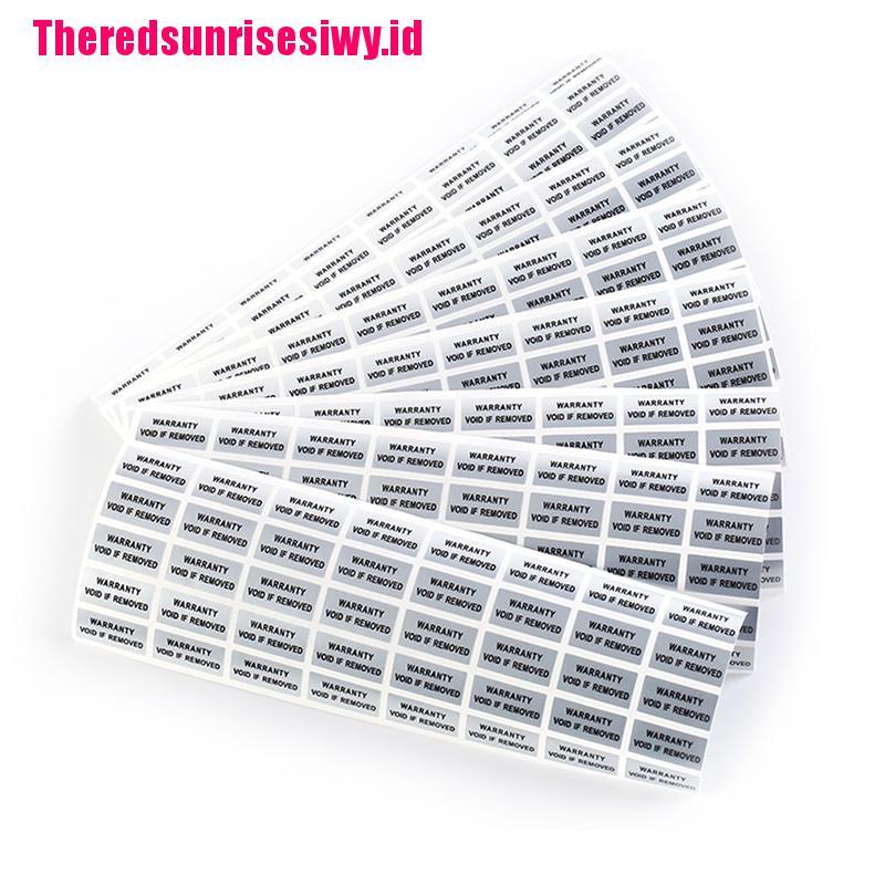 【Theredsunrisesiwy.id】300 Hologram VOID IF REMOVED Security Tamper Evident Warranty Stickers
