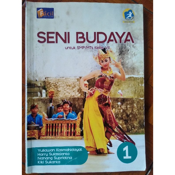 

Buku bekas Pelajaran Seni Budaya kelas 7 Grafindo