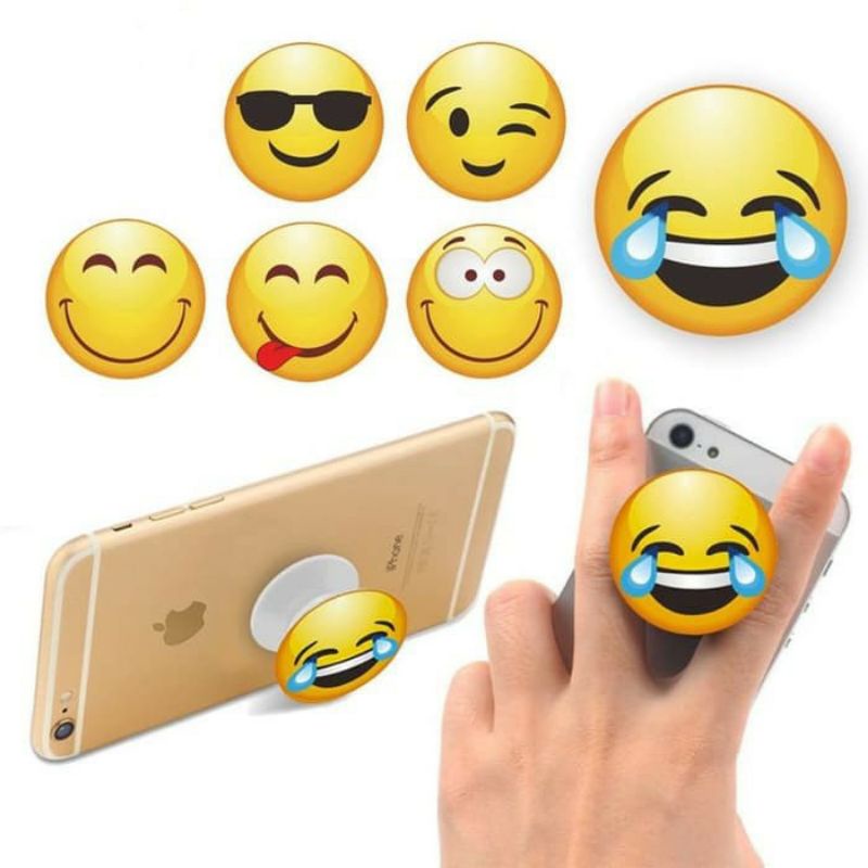 POP SOCKET EMOJI 3D LUCU MTF RANDOM/PHONE HOLDER