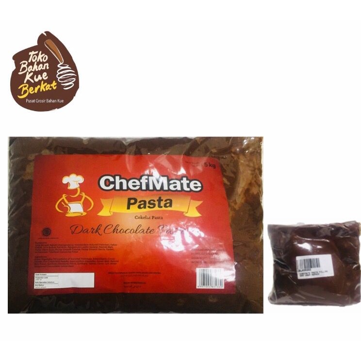 chefmate pasta coklat filling repack 500gr