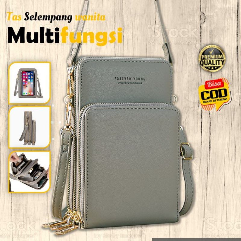 Tas Forever Young Tas HP Multifungsi Bisa Touch Screen
