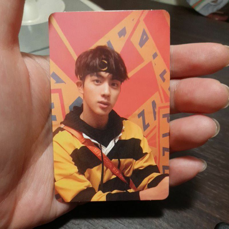 OFFICIAL PHOTOCARD PC photo card BTS Kim Seokjin Jin Love Yourself Her E LY Jin Pizza