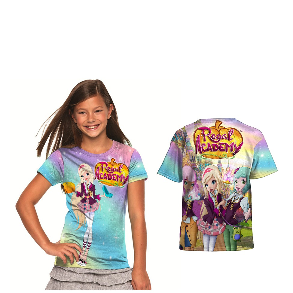 REGAL ACADEMY Kaos Anak Perempuan Printing