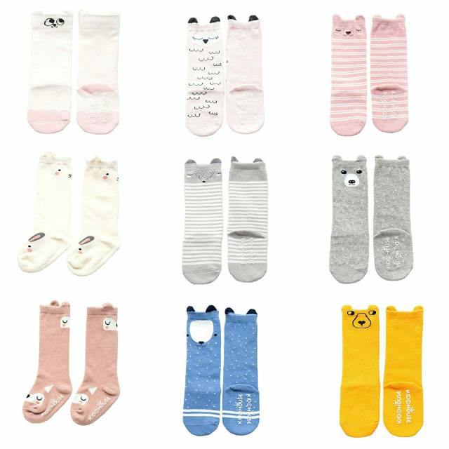 KAOS KAKI PANJANG-ANTI SLIP/KAOS KAKI MOTIF KARAKTER LUCU