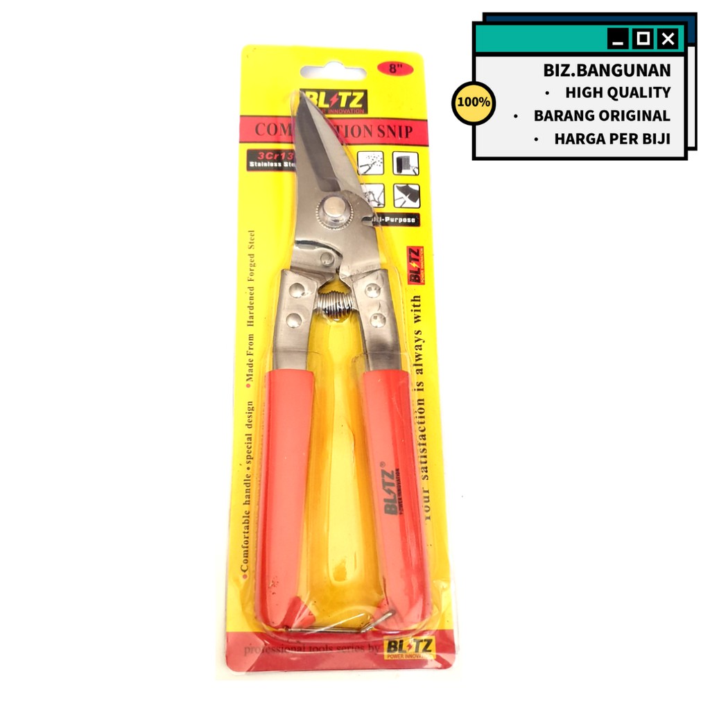 GUNTING SENG STAINLESS SERBAGUNA BLITZ 517 8&quot; INCH